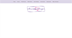 Desktop Screenshot of charitiesofhope.org