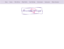 Tablet Screenshot of charitiesofhope.org